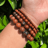 Bracelet Obsidienne Acajou | Lithothérapie Stéphanie